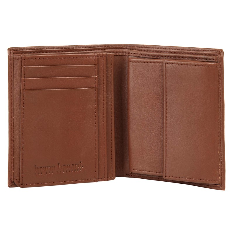 bruno banani Genuine Leather Men's Slim Wallet, Wallet with Coin