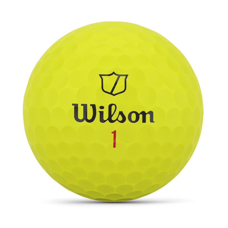 Wilson Unisex Adult Staff Model X Golf Ball, Yellow, No