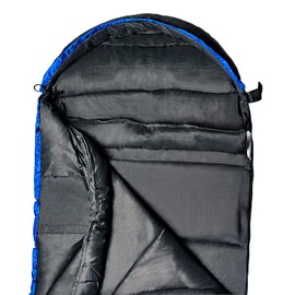 BLACK CREVICE Kinder-Schlafsack, blau