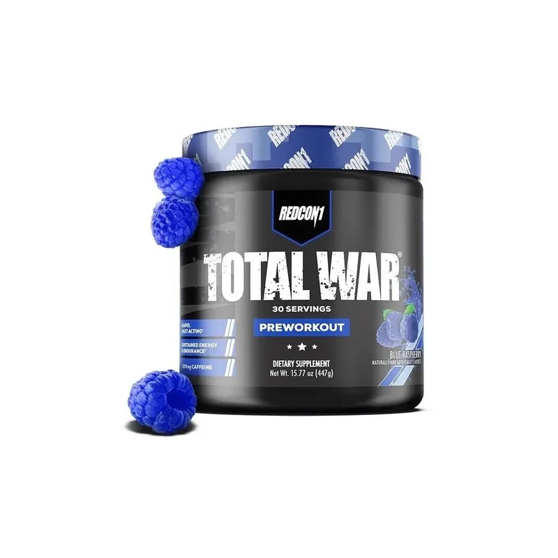 Pre Entreno Redcon1 Total War Frambuesa Azul Blue Raspberry Pre