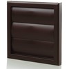 Blauberg Brown Gravity Grille 100mm - 4 inch External Ducting