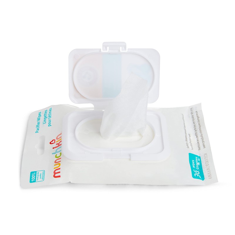 Munchkin Arm & Hammer Pacifier Wipes - Safely Cleans Breast