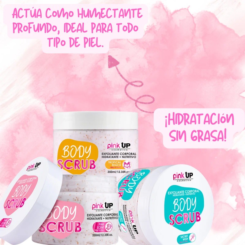 Body Scrub Exfoliante Corporal Hidratación De Piel Pink Up