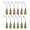 sourcing map Blunt Pointed Dosing Needles 14 Gauge 45° Curved