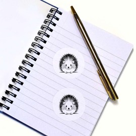 Azeeda 24 x 'Langschwanz-Stachelschwein' Aufkleber - für Basteln, Scrapbooking und Etikettierung (SK00068439)