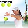 Wzenclave 4pcs Tennis Trainer Set with Elastic String Includes 4