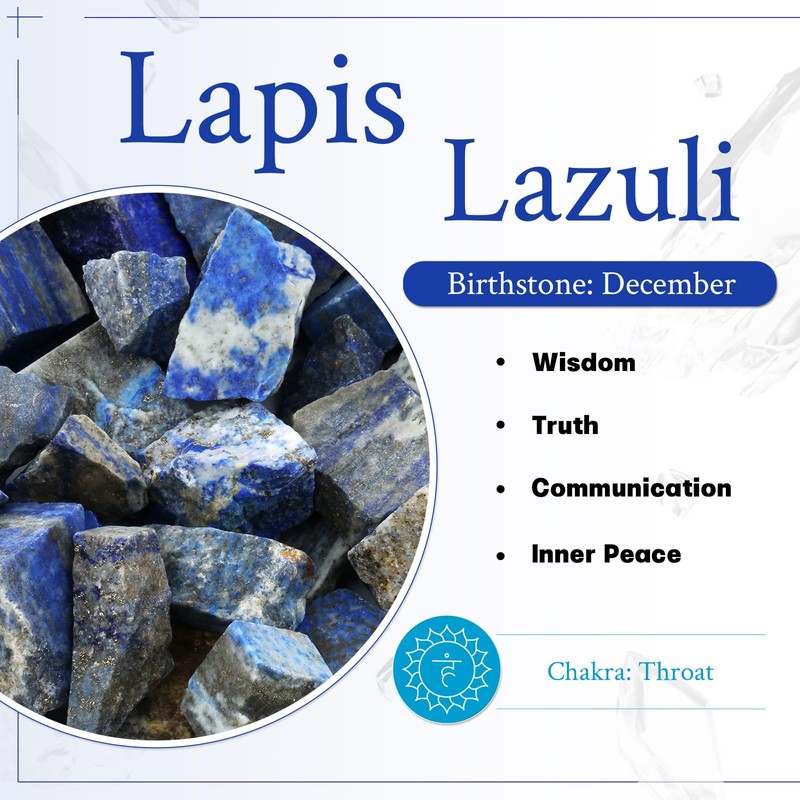 mookaitedecor Set of 2 Lapis Lazuli Double Crystal Points Drawer