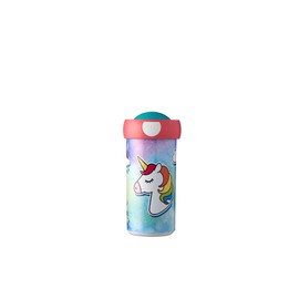 Mepal - School Beaker Campus - Drink Cup - Leak Proof School Cup For Children - Reusable Drink Cup - BPA-Free & Dishwasher Safe - 300 ml - Unicorn