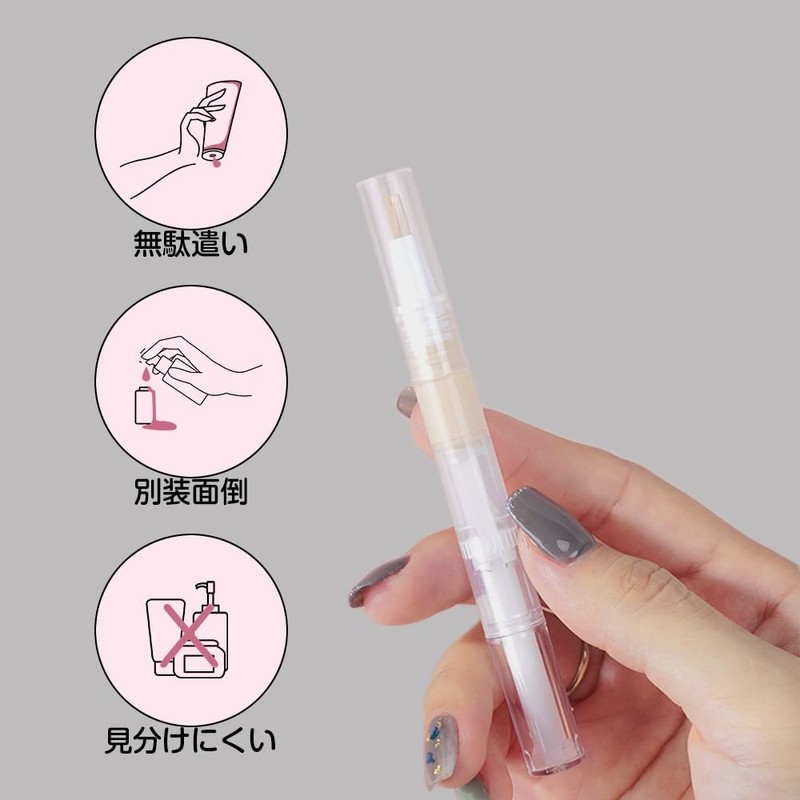 Twist Pen, 10 Pieces, 0.1 fl oz (3 ml), Nail