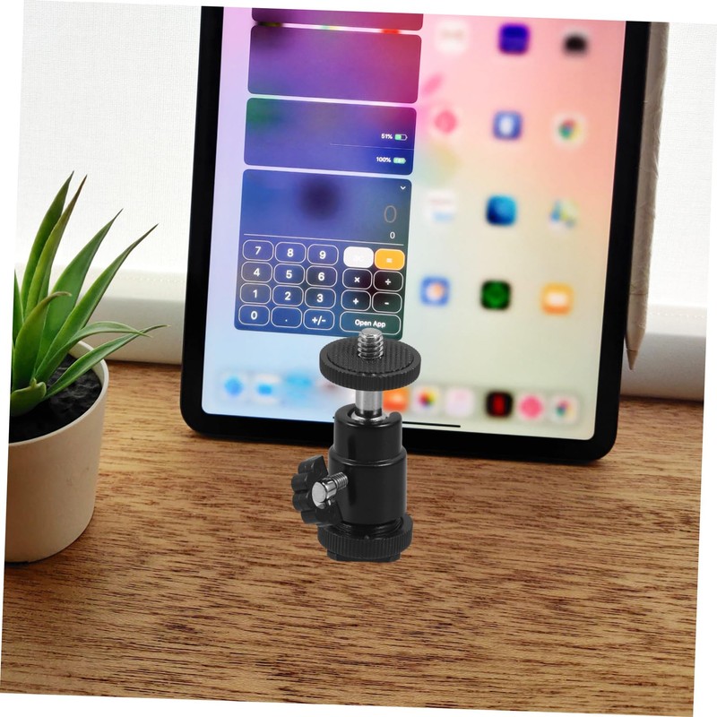 Gadpiparty 2pcs Tripod Ball Head Mount Rotating Adapter for Cameras
