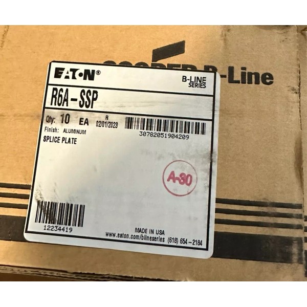 Cooper (10) Cooper B-Line (19074x) R6A-SSP Splice Plates Plate measure