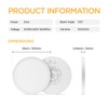 TALOYA 2 Pack 12 Inch LED Flush Mount Ceiling Light
