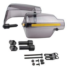 TOTMOX Motorcycle Handguard, Windshield Deflectors, Hand Guards Wind Cold or, 7/8"(22mm) Handlebar Handguard, Handle or, Bike Handguard, Wind Guard, Clear