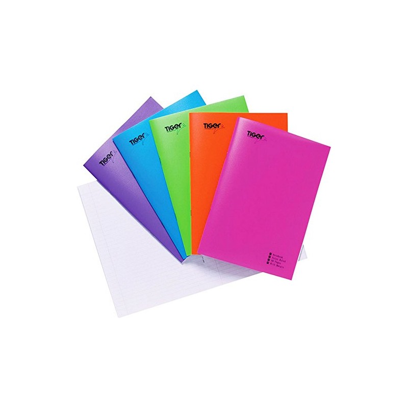 A5 Strong Plastic Notepad Feint Ruled 80 Page Lined Paper