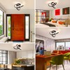 EIDISUNY LED Ceiling Light Interweave Modern Creative White Black Ceiling