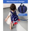 HAN-LBG Kids Backpack Boys Girls with Harness Leash, Toddler Backpack