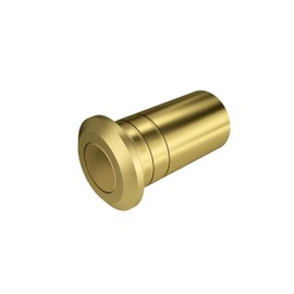TOGU Door Latch Dust Protector SUS304 Stainless Steel Dust-Proof Security Lock Inserts,Flush Bolt Dust Proof Door Strike,Satin Gold Finish