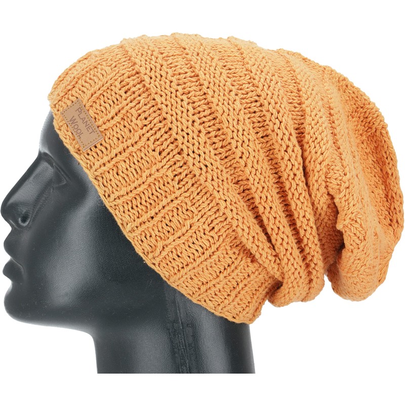 GURU SHOP Baumwoll Beanie, Handgestrickte Dread Head Mütze, Nepalmütze, Herren/Damen,