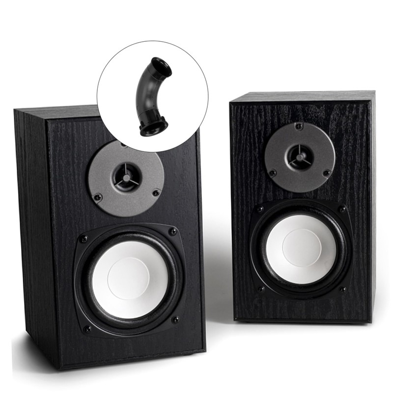 Gatuida 2pcs Speaker Port Tubes for Easy to Install Replacement