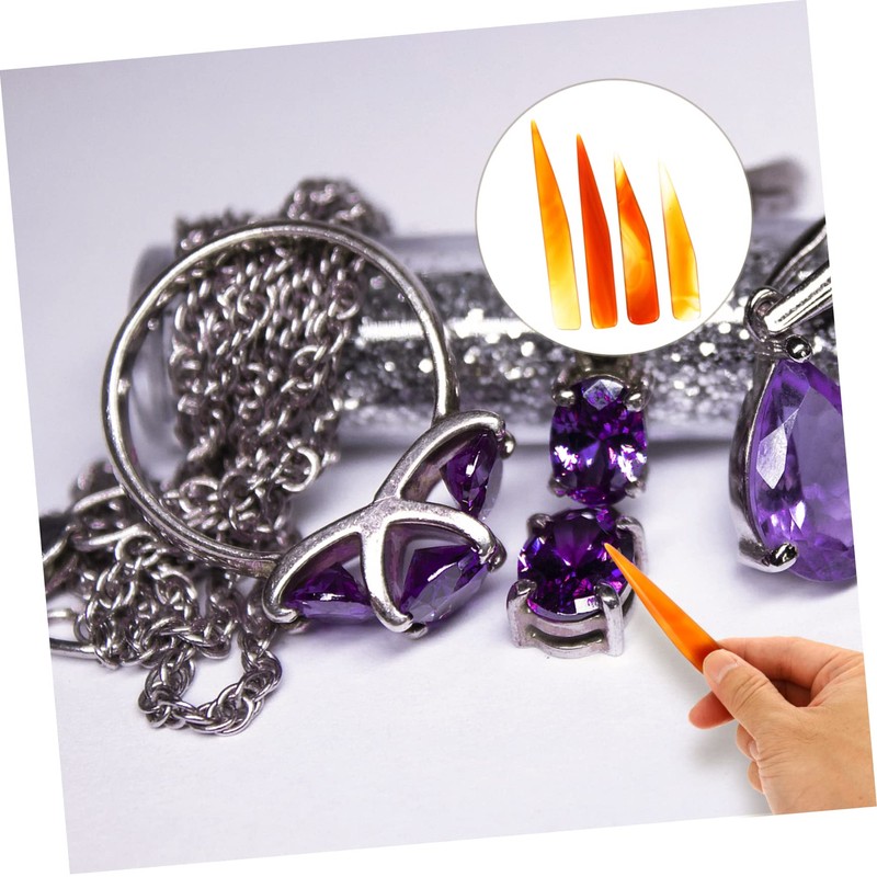 Operitacx Burnisher Cutter Set 4pcs Jewelry Polisher Tools Craft Polishing