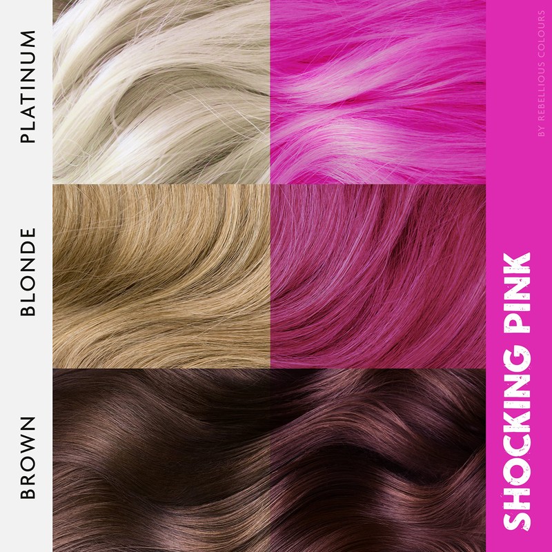 PaintGlow Semi Permanent Hair Colour Shocking Pink 70ml