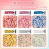 AYBUY 6PCS Body Glitter Gel, 18ml Chunky Face Glitter Gel