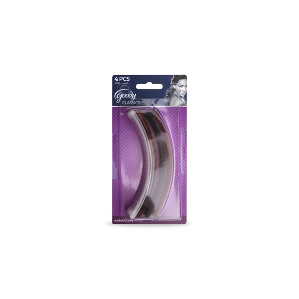 Goody Shelli 5" Banana Clincher Hair Combs - 4 Pk.