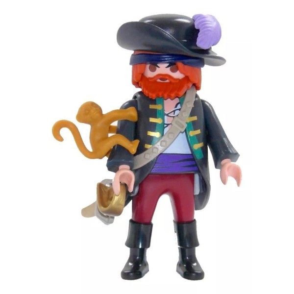 Playmobil Todobloques Playmobil 6840 Figures Pirata Con Mono !