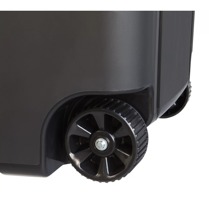 CHBcjq Heavy Duty Wheeled Plastic Garbage Can, 45 Gallon Capacity,