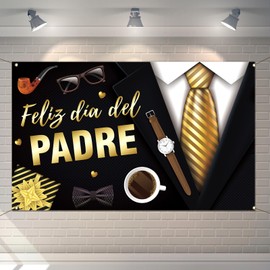 Buxiuer Feliz Día Del Padre Photo Booth Backdrop I Love Dad Happy Father's Day Decoration School Classroom Bulletin Board Wall Decor