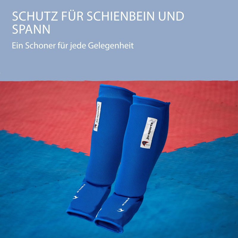 Ju-Sports Shin Guards - XL, Blue