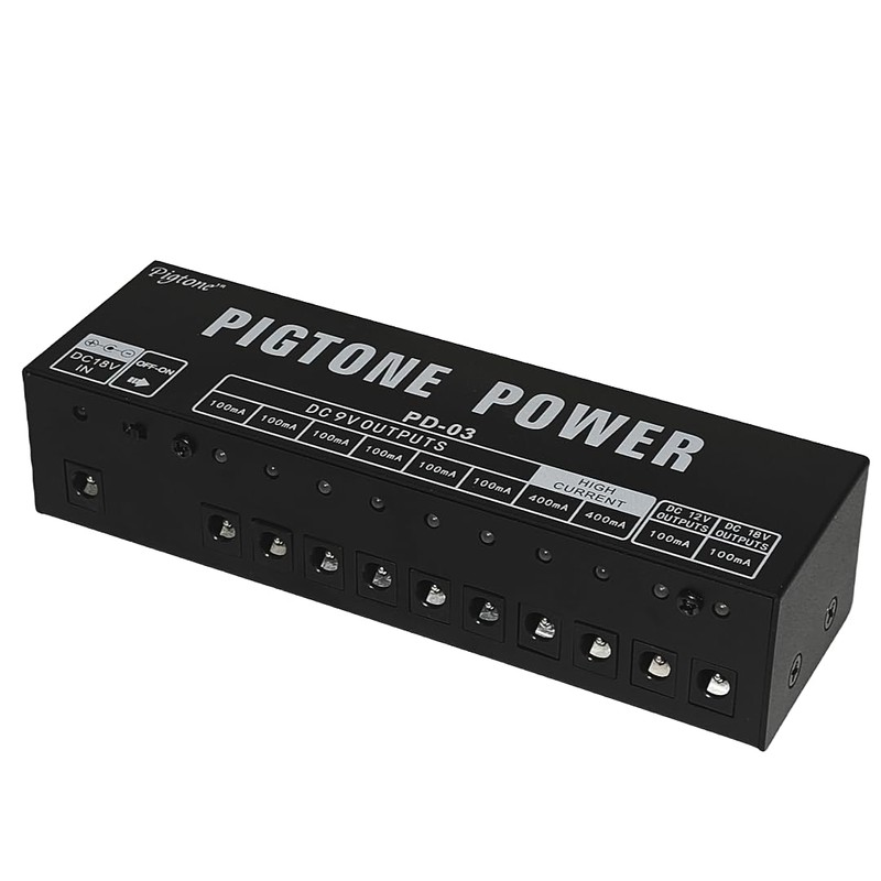 10 Isolated DC Output for 9V/12V/18V 100mA 400mA Effect PedalGuitar