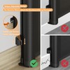 Retractable Baby Gates for Stairs, 55" Wide Mesh Baby Gate