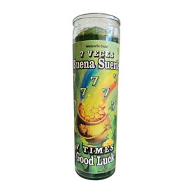 7 Veces Buena Suerte Veladora Preparada / 7 Times Good Luck Prepared Candle
