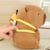 Ditucu Cute Capybara Plush with Bee Backpack Kawaii Capibara Stuffed