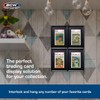 BCW Interlocking Graded Card Frames - Black - Pack of