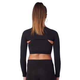 CzSalus Straffende und schlank machende Kompressions-Armmanschetten (Schwarz, S/M)