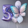 Simin 6 PCS Giant Butterfly Balloons, 40 inch Butterfly Decorations