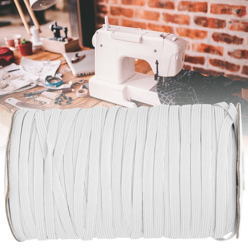 200 Yards/Roll Elastic Band High Elasticity Multifunctional for Protective Clothing