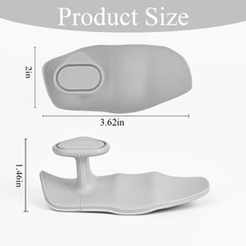 Trendecor 2 Stück rutschfeste Griffpolster Kraftsport, Silikon Fitness Handschuhe Herren Damen Palm Grip Handschutz Sport Handschuhe für Powerlifting Klimmzüge Bodybuilding Crosstraining