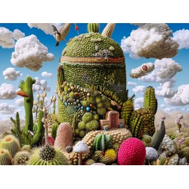 CALVENDO Puzzle Living Cactus Sculpture | Size