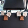 Zcargel 2 Pieces Back Seat Headrest Plastic Hook, Multifunctional Car