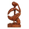 G6 Collection 12" Abstract Sculpture Wooden Handmade Handcrafted Art -