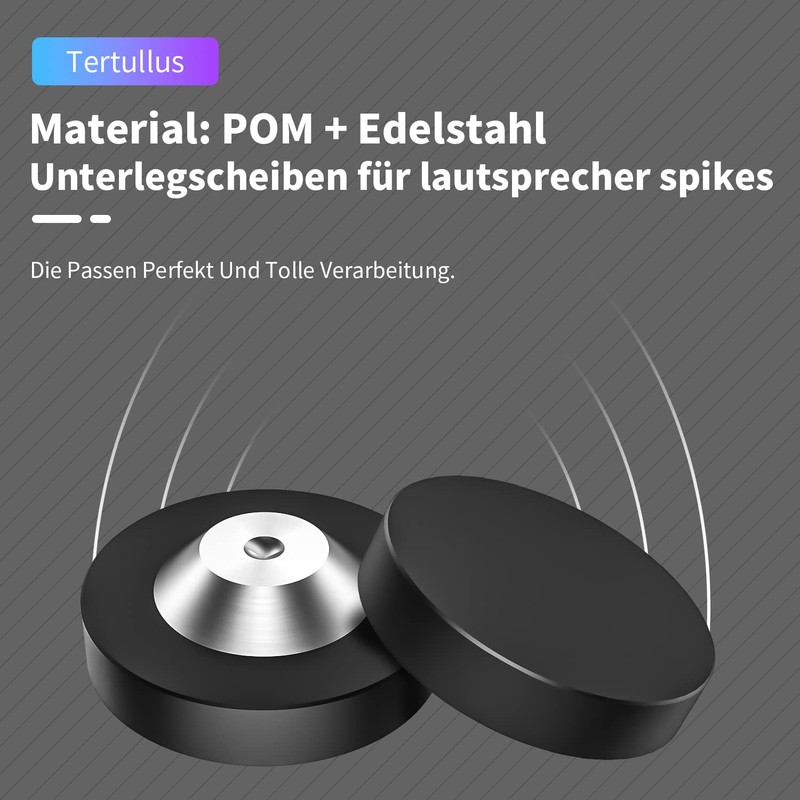 Tertullus Pack of 4 Washers for Spikes 39 mm x