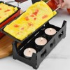 TAMUME Cheese Melter Portable Candlelight Raclette Metal Non-Stick Cheese Melting