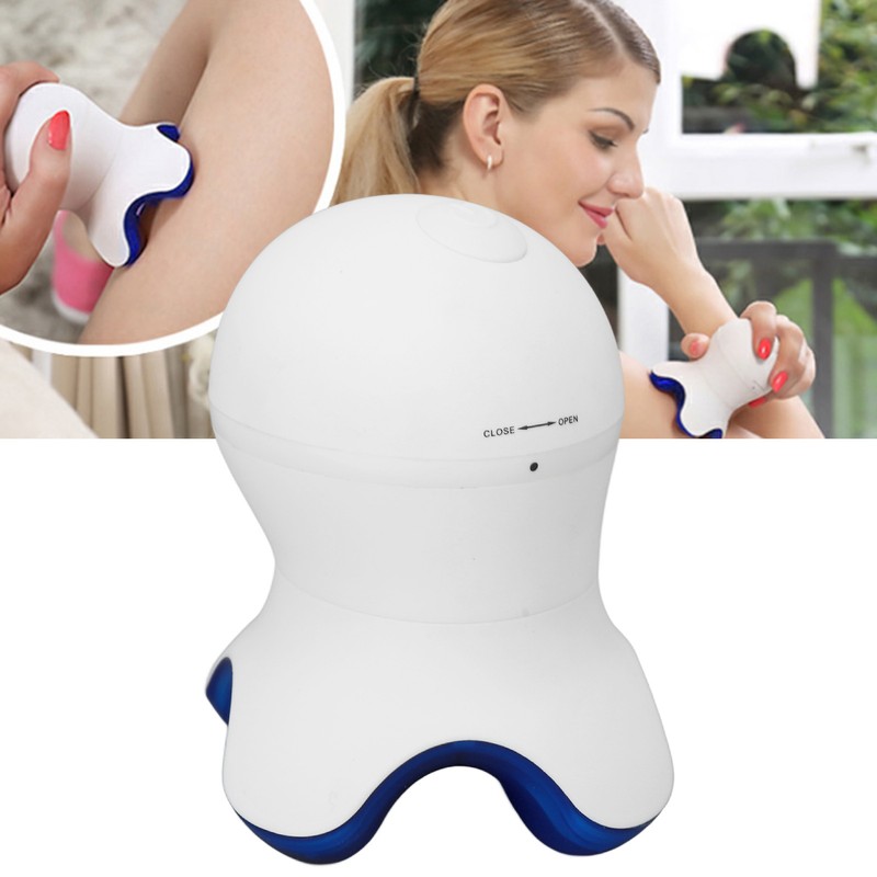 Mini Electric Vibrate Body Massager Octopus Shape Tension Fatigue Relax