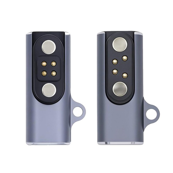 Xiwai 2 Pack USB Magnetic Charging Adapter Replacement Type-C to