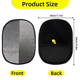 2PCS Pet Hair Remover, Reusable Pet Hair Remover Glove, Double-Sided Dog Cat Hair Remover for Couch, Furniture, Carpet, Curtain, Clothes Upgraded Animal Fur Removal Tool