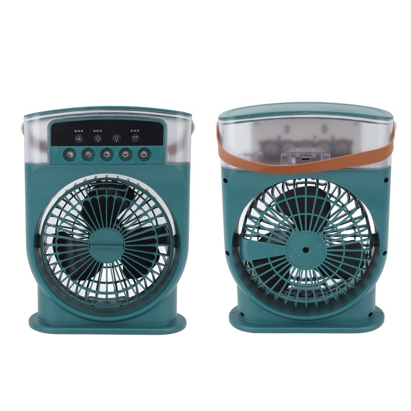 Portable Humidifier Fan with Timer Alarm Function Adjustable 600ml USB