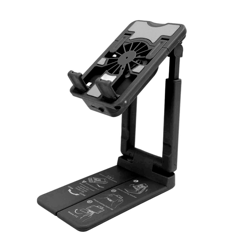 Cell Phone Cooler Stand Height Adjustable Desk Mobile Phone Radiator